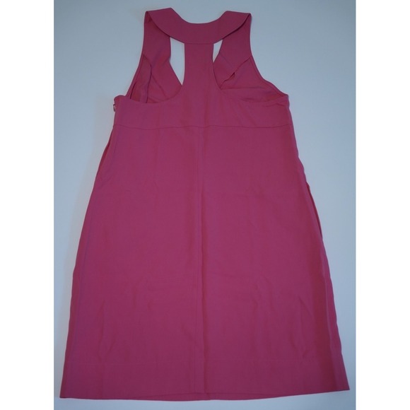 Banana Republic Pink Sheath Dress Sz 12 Sleeveless V-Neck Racerback Career/Party - Picture 5 of 5